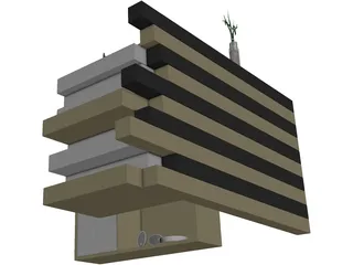 Reception Rack 3D Model preview