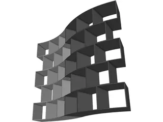 Storage Rack 3D Model preview