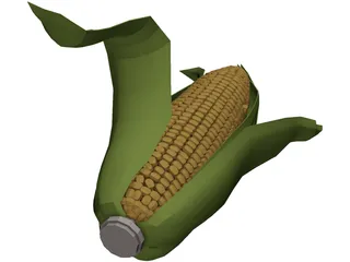 Corn 3D Model preview