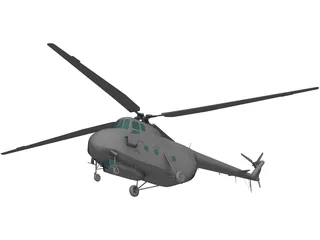 Mil Mi-4 3D Model preview