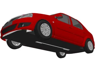 Renault Logan 3D Model preview