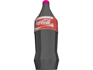 Coca Cola Bottle 3D Model preview