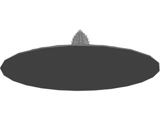 Independence Monument (Cambodia) 3D Model preview