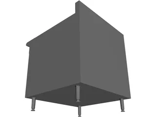 Broiler Under-Fired Gas 36 3D Model preview