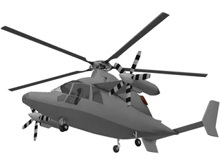 Eurocopter X3 3D Model preview