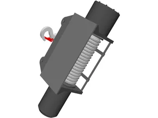 Winch 3D Model preview
