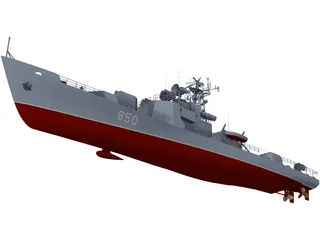 Type 037 Class Submarine Chaser 3D Model preview