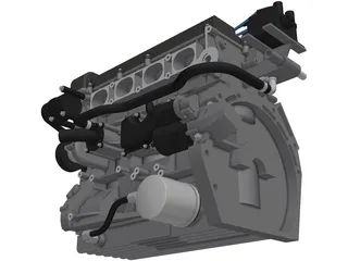Caterham Duratec Engine 3D Model preview