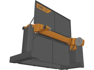 ABB Positioner IRBP K-300 3D Model preview