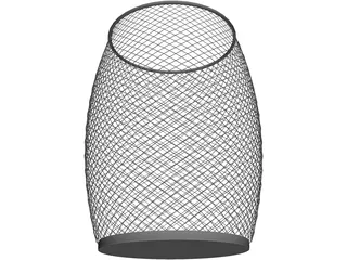 Trash Bin 3D Model preview