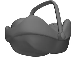 Infant Car Seat 3D Model preview