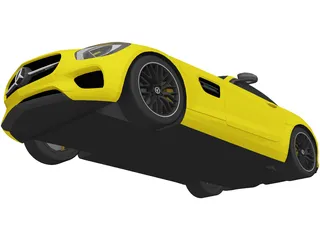 Mercedes-Benz AMG GT (2016) 3D Model preview