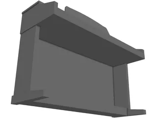 Kawai CA-5 Rosewood Digital Piano 3D Model preview