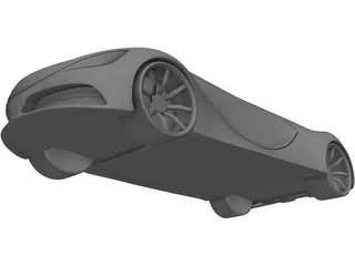 Z02 Concept Car 3D Model preview