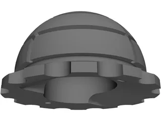 Hip Cotilar Charnley Prosthesis 3D Model preview