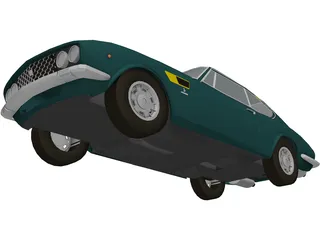 Fiat Dino Coupe (1967) 3D Model preview