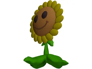 Sunflower 3D Model preview