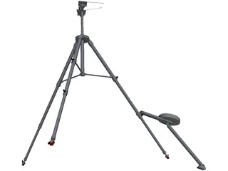 Camera Tripod 3D Model preview