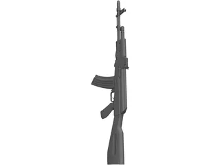 Ak 47 3D Model preview