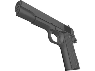 Colt 1911 Automatic 3D Model preview