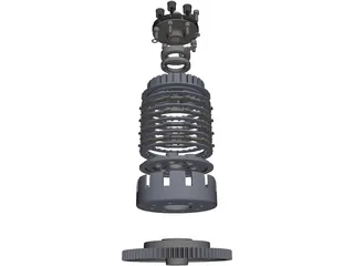 Clutch 3D Model preview