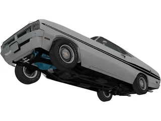 Dodge Demon 3D Model preview