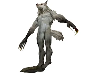 Werewolf 3D Model preview
