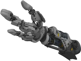 Robot Hand 3D Model preview