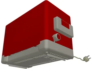 Toaster 3D Model preview