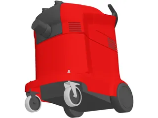 Industrial Vacuum Cleaner 3D Model preview