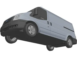 Ford Transit T350 (2010) 3D Model preview