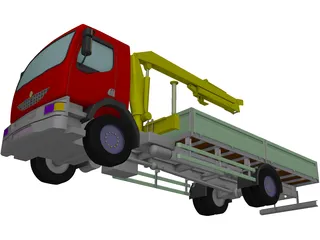 Renault Midlum 3D Model preview
