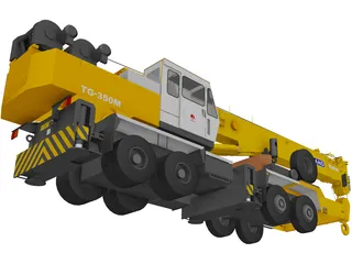 Tadano Crane 3D Model preview