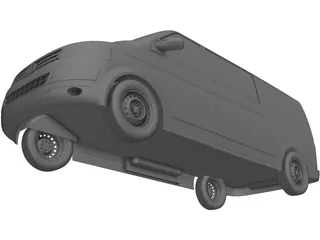 Volkswagen Transporter T5 3D Model preview