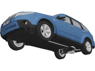 Subaru Forester XT (2008) 3D Model preview