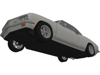 Chevrolet Corvair Monza (1969) 3D Model preview