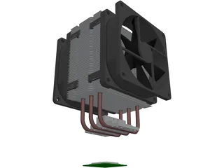 Cooler Master TX3 3D Model preview