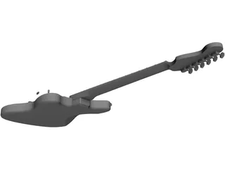 Fender Jazzmaster 3D Model preview