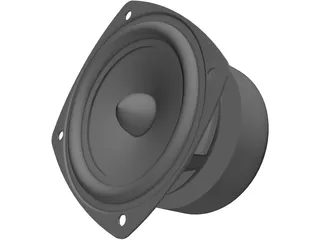 Tang Band W3-593S Speaker 3D Model preview