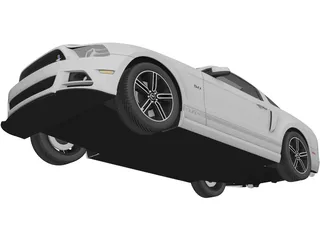 Ford Mustang GT (2013) 3D Model preview