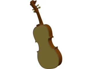 Cello 3D Model preview