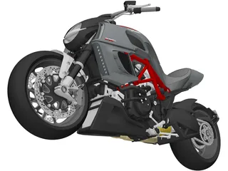 Ducati Diavel (2011) 3D Model preview
