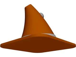 Angry Cone 3D Model preview