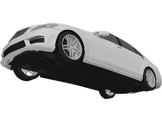 Mercedes-Benz S65 AMG (2012) 3D Model preview