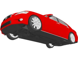 Lexus GS350 (2013) 3D Model preview