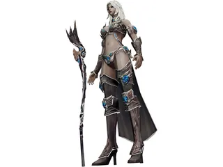 Human Wizard 3D Model preview