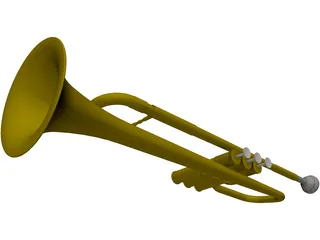 Trumpet 3D Model preview