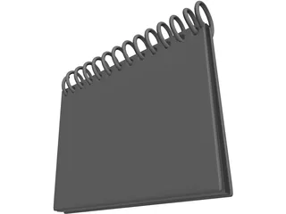 Sketch Book 3D Model preview
