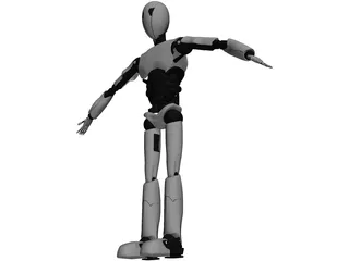 Electronic Robot 3D Model preview