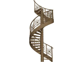 Stairs 3D Model preview